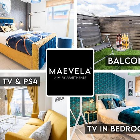 Maevela Apartments - Ultra Lavish Luxury 2 Bed Apartment City Centre - With Balcony - Free Secure Parking - Ps4 & Smart Tv'S Birmingham Buitenkant foto